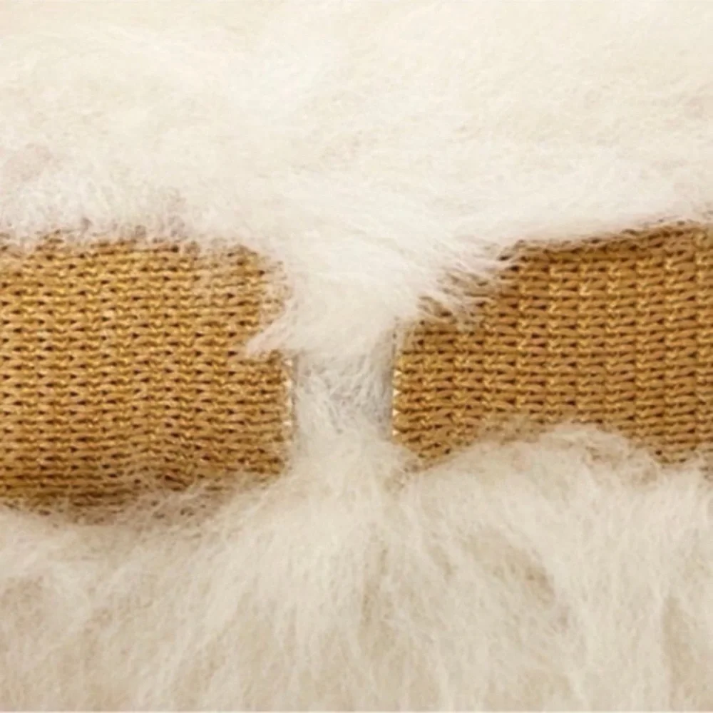 UGG Reversible Chestnut Leather & Shearling Headband NWT